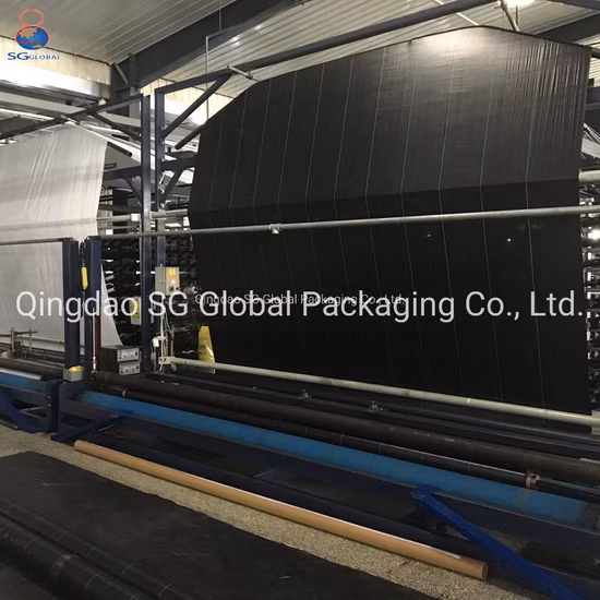 Géotextile en tissu tissé Contrôle des mauvaises herbes Couvre-sol Clôture à limon Stabilisation en tissu non tissé Géotextile tissé en PP pour le renforcement du sol Prévention de l'herbe